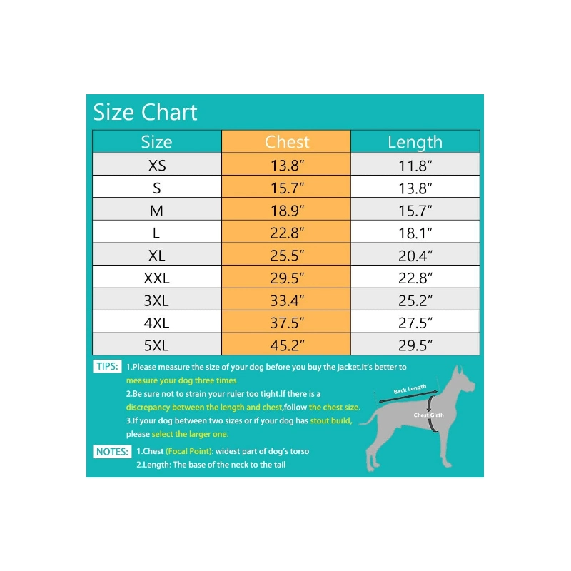 Winter Waterproof Dog Jackets Warm Vest Coat Dog Raincoat with Lofty Collar Pet Dogs Apparel for Cold Weather/Perro Impermeable De Invierno Chaqueta Chaleco