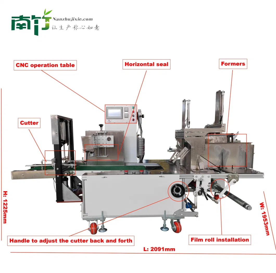 Printing Drinking Straw Packaging Machine Paper Bag Full-Automatically