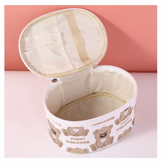 Personalized Small Makeup Bag PU Travel Cosmetic Pouch Portable Washing Cosmetic Bag