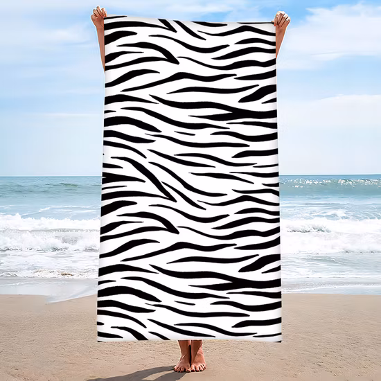 Wholesale Microfiber Beach Towel Quick Dry Water and Sand Free Beach Towel with Logo Custom Print Cotton Promotional Beach Towel and Gift Bath Towel